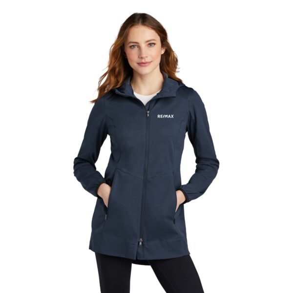 Port Authority® Women's Active Hooded Soft Shell Jacket - Image 2