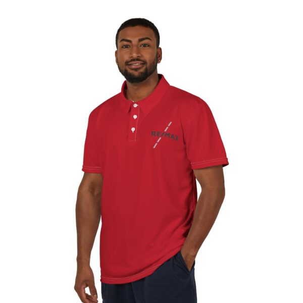 RE/MAX Slash Vibrant Unisex Polo Shirt - Image 4