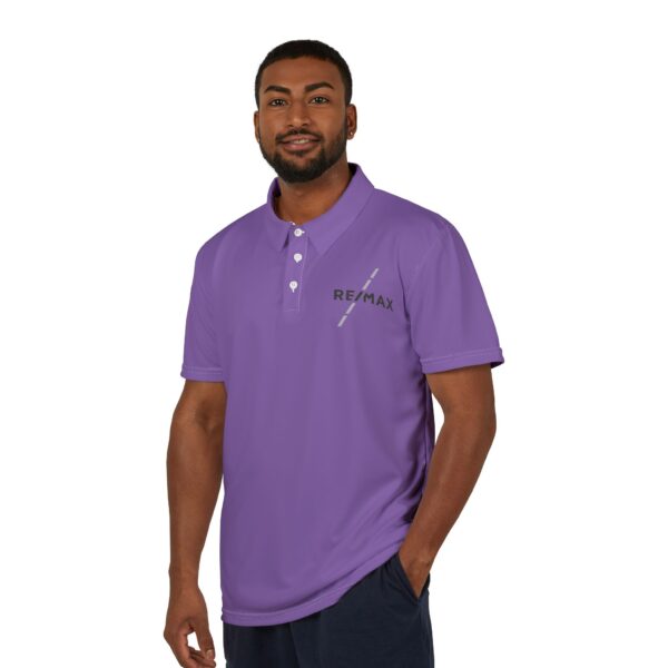 RE/MAX Slash Vibrant Unisex Polo Shirt - Image 6